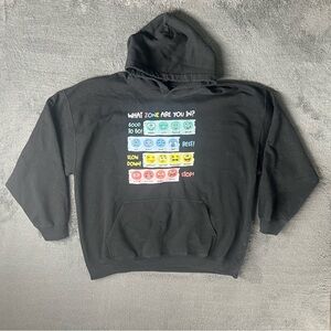 Mental Health Positivity Emotions Zones of Regulation Counselor Graphic Hoodie